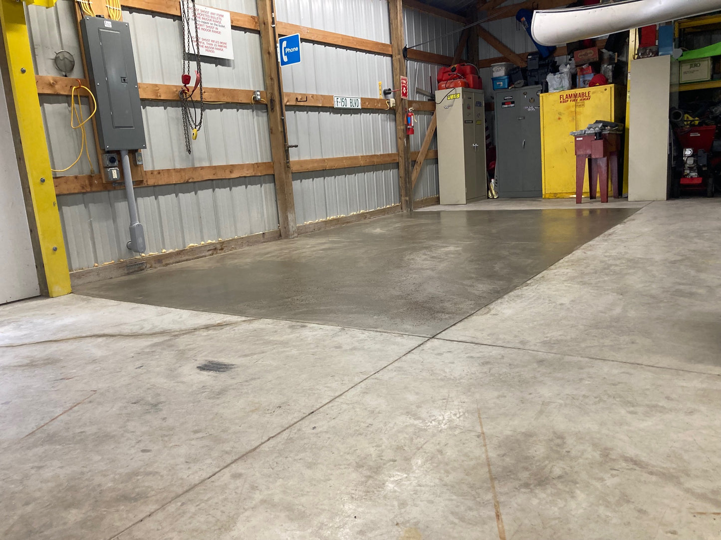 Replacement Slab for a Small Shop Floor